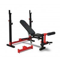 Bodyworx C520OSB Leverage Range Foldable Olympic - Standard Combo Weight Bench